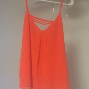 Orange tank size large